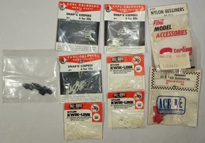 Lote De Piezas De Avión R/C De Colección Nylon Kwik Link Snap Keepers Du-Bro, Sterling, Carl  - Imagen 1 de 5