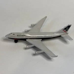 Vintage 1988 Matchbox Boeing 747 British Airways Metal Airplane - Picture 1 of 9