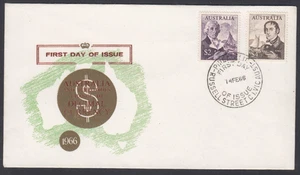 Australian Stamps.1966.Wesley 1st Day of Issue.Change to Decimal Currency. - Picture 1 of 1
