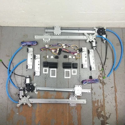 Packard 4 puertas sedán vidrio plano ventana eléctrica regulador kit de conversión 7 interruptores Foto 1 de 4