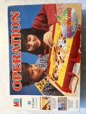 Operation Vintage Board Game 1970s Edition by MB Games complete working  - Image 1 of 4