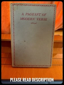 A Pageant Of Modern Verse By E W Parker (Vintage Hardback Book 1959) SOLD USED - Picture 1 of 15