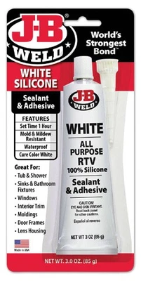 J B Weld    31312    White Rtv Acetoxy   3Oz - Image 1 of 4