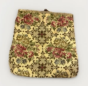 Vintage Walborg Floral Tapestry Purse Clutch Shoulder Bag W. Germany 1950s - Picture 1 of 9