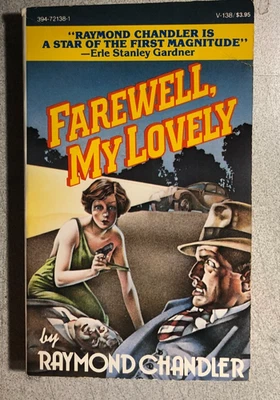 FAREWELL, MY LOVELY by Raymond Chandler (1976) Vintage Books mystery paperback - Image 1 of 3