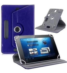 Funda protectora de cuero giratoria universal 360 de 7 pulgadas a prueba de golpes inteligente con soporte billetera - Imagen 1 de 14