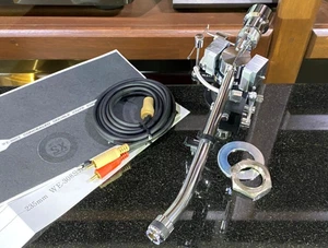 SAEC WE-308SX Tonearm w/ Manual PHONO Cable Main Lateral Weight Tested JP MG01 - Picture 1 of 13