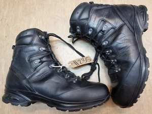Haix German Army SF Issue Black Leather GoreTex Vibram Combat Boots 12.5 UK #235 - Picture 1 of 5
