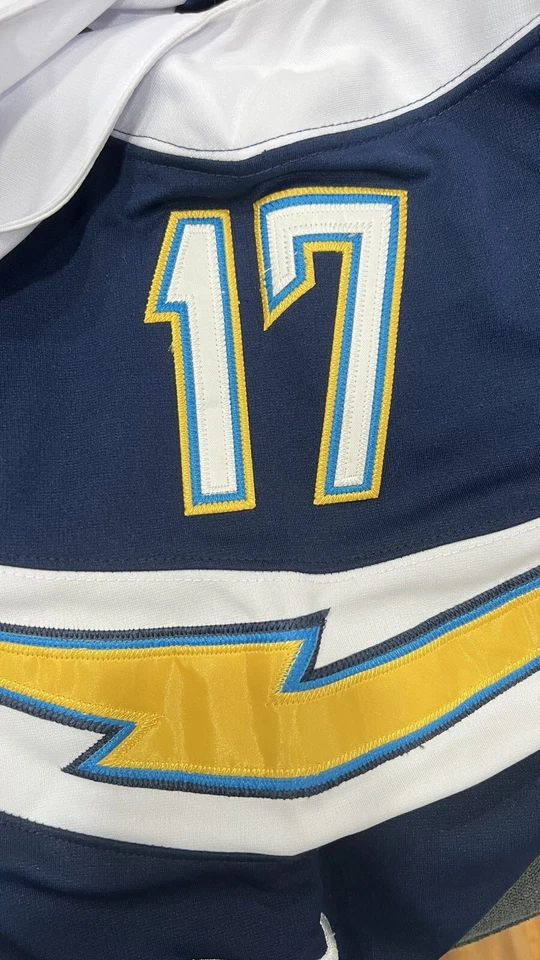 Nike On Field NFL Philip Rivers #17 Chargers Stitched Jersey Size 44 Blue - Image 1 of 4