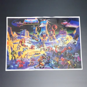 VINTAGE 1986 MATTEL MASTERS OF THE UNIVERSE MOTU HE-MAN ETERNIA 32X23 POSTER-USA - Picture 1 of 7