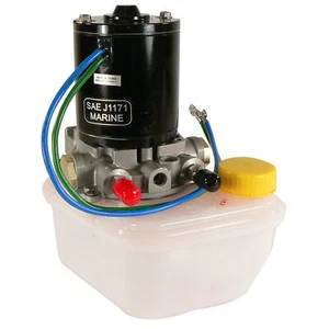 Tilt Trim Motor Pump & Reservoir For Power Pole Sportsman Anchor 4-6789 SPN-F - Picture 1 of 4