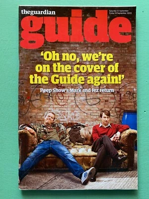 THE GUIDE mag 12-September-2009 PEEP SHOW David Mitchell Robert Webb JLS TV - Image 1 of 2