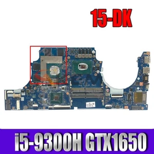 For HP 15-DK w/ I5-9300H CPU GTX1650 4GB GPU Motherboard LA-J641P L58864-601/001 - Picture 1 of 6