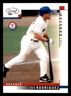 2003 Leaf  #112 Ivan Rodriguez Texas Rangers - Image 1 of 2