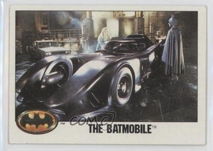 1989 Topps Batman The Batmobile #77 0a3