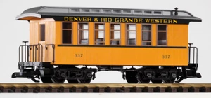 Piko G Scale 38610 Denver & Rio Grande Western (D&RGW) Wood Coach #337 - Picture 1 of 1
