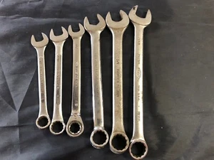 Lot of 6 Combination Wrenches 19MM,3/4,11/16,9/16, (2) 1/2 Ratchet Lot #2997 - Picture 1 of 4