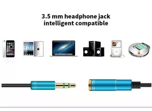 1 Fuß 3,5 mm Stecker/2 Buchse Audio Y Splitter Kopfhörer Kabel Stereo AUX Buchse Adapter - Bild 1 von 19