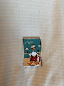 Walt Disney Donald Duck Florida Fridge Magnet Vintage - Picture 1 of 8