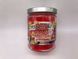 Pet Odor Exterminator Candle Flower Power 13oz jar - Picture 1 of 4