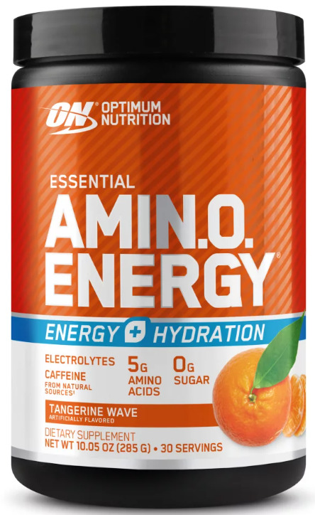 Optimum Nutrition Essential Amino Energy + Electrolytes Tangerine Wave 10.05 OZ