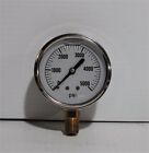  Pressure Washer Gauge  758 974 pressures to 5000 Stainless steel case and rim