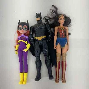 DC Comics LOT 3 Batman Bat Girl Wonder Woman Character Action Figure Dolls - Picture 1 of 6