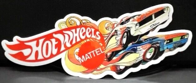 PEGATINA VRHTF ESTILO NHRA COOL "SNAKE & MONGOOSE" MATTEL HOT WHEELS" 2,5" X 6" Foto 1 de 1