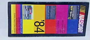 1984 NASCAR Winston Racing Series Official Record Book & Press Guide VTG Black - Picture 1 of 5