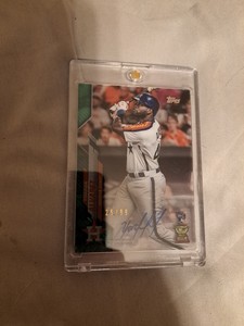 2020 Topps Clearly Authentic Yordan Alvarez Rookie Autograph /99 Houston Astros 