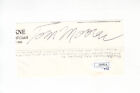 Thomas (Tom) Moorer autographed signed autograph or cut signature auto (JSA)