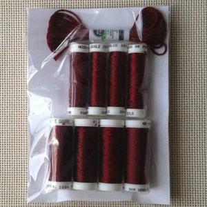 Surtido de hilos de seda rojo rubí por Access Commodities Au Ver a Soie - Imagen 1 de 2