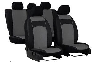 FUNDAS DE ASIENTO A MEDIDA PARA ISUZU D-MAX DOBLE CABINA 2012-2019 CUERO ARTIFICIAL - Imagen 1 de 13