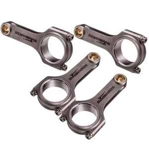 Forged H-Beam Connecting Rods ARP2000 Bolts for Honda Civic Wagon D15B2 134.5mm - Picture 1 of 8