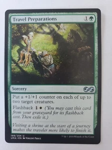 MTG Magic The Gathering Card Travel Preparations Sorcery Green Ultimate Masters - Picture 1 of 2