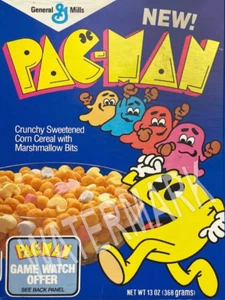 1982 PAC-MAN Cereal  Watch offer High Quality Metal Fridge Magnet 3x4 7660 - Picture 1 of 5