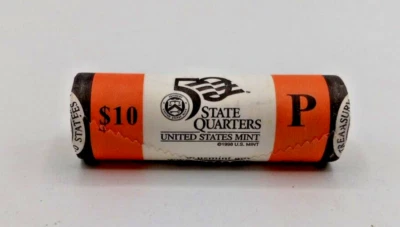 2005-P California State Quarter $10 U.S. Mint Wrapped Roll BU - Image 1 of 4