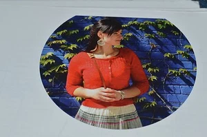 Audrey in Unst Sweater Knitting Pattern vintage cropped cardi 30-50 - Picture 1 of 1