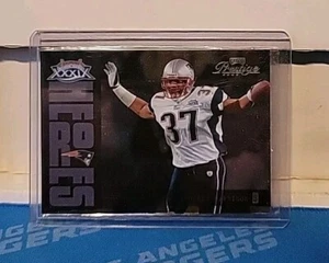 2005 Prestige Super Bowl XXXIX Heroes Rodney Harrison /100 Patriots - Picture 1 of 2