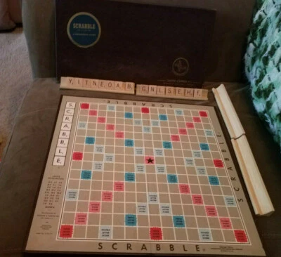 Vintage 1953 Scrabble Game - Selchow & Righter Co - Image 1 of 4