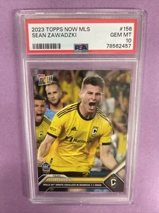 2023 Topps Now MLS Sean Zawadzki #156 RC Rookie PSA 10 GEM MT COLUMBUS CREW Y10 - Picture 1 of 3