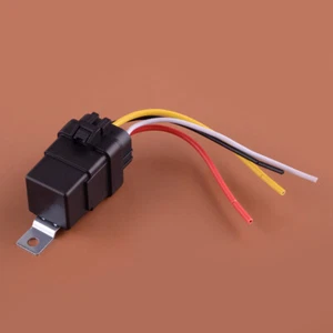 12V 40 Amp 4-Pin SPDT Auto Car Boat Relay Wire Waterproof Harness Socket - Picture 1 of 4