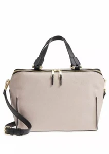 Danielle Nicole Mia Leather Satchel Shoulder Bag Handbag NWT Grey Combo $178 - Bild 1 von 12