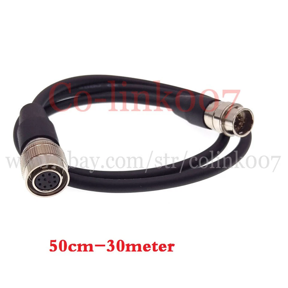 Panasonic RCP RC10 Remote Control EXTENSION Cable 10 Pin Hirose Male to Female - Image 1 of 4