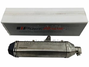 Royal Enfield Himalayan BS3, BS4, BS6 Powerage SS Exhaust Silencer - Picture 1 of 5