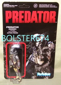 PREDATOR MASKED 3.75" Action Figure ReAction PREDATOR Retro Super7 Funko - Picture 1 of 12