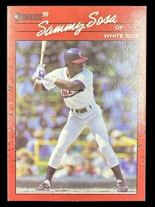 1990 Donruss Sammy Sosa Rookie❗️ERROR❗️CARD #489 - Wrong DOB. - Picture 1 of 2