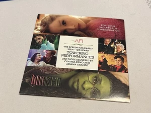 Wicked FYC DVD 2024 Cynthia Erivo Ariana Grande Jeff Goldblum Wizard Of Oz FILM - Picture 1 of 3