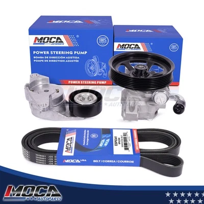 Bomba de direção hidráulica tensora de correia para Buick Enclave GMC Acadia Saturn Outlook - Imagem 1 de 4