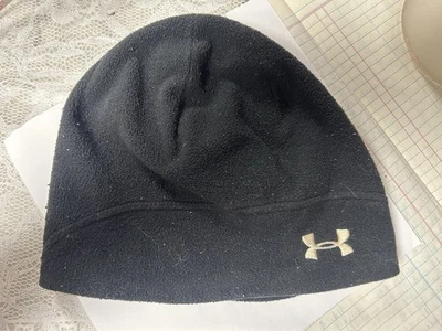 Зимняя шапка-бини Under Armour черная молодежная детская - Изображение 1 из 4